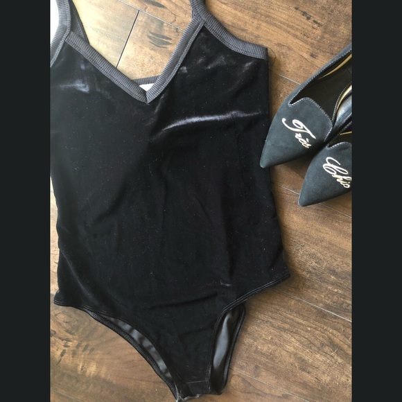 LA Hearts (PacSun)  Velvet Body Suit - Picture 3 of 5